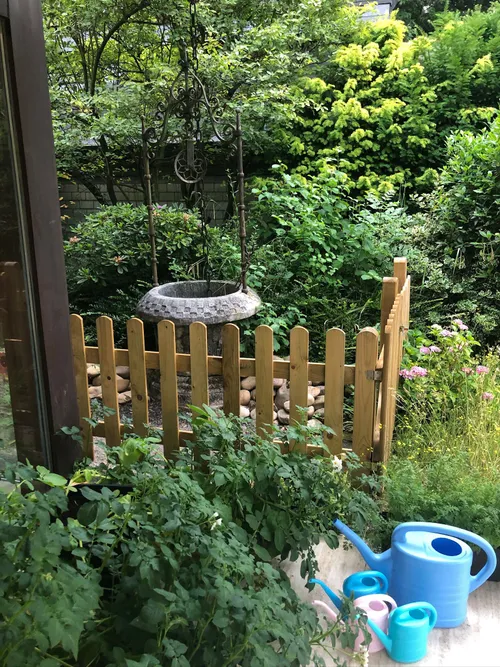 Unser Brunnen im Garten
