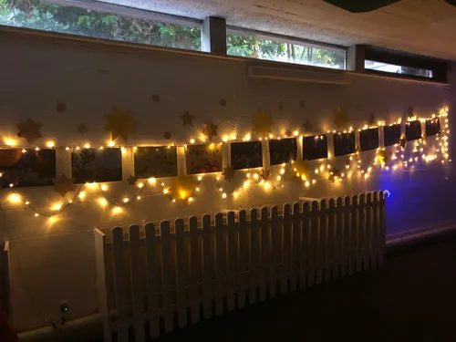 Weihnachtsfeier in der Turnhalle